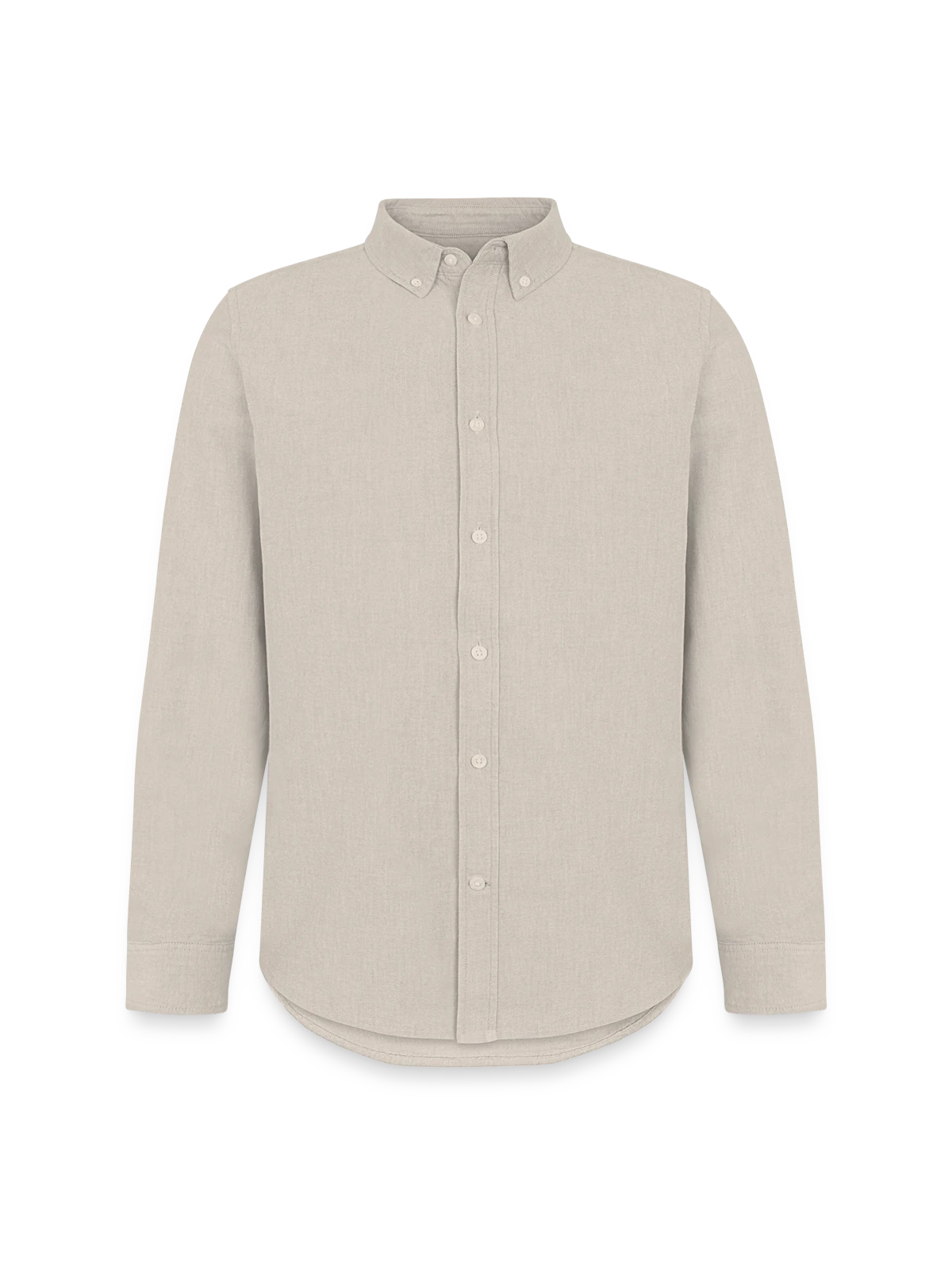 Men's Oxford Shirt by Stanley/Stella - beige - Front