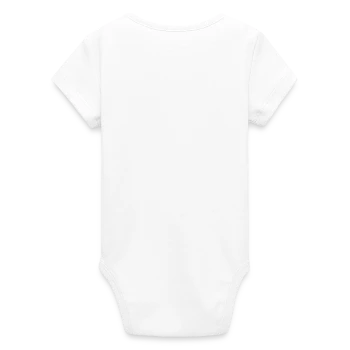 Body bébé manches courtes bio Stanley/Stella - blanc - Dos