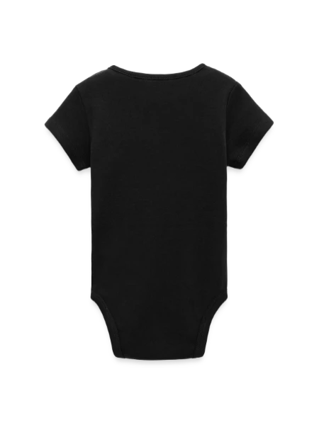 Body bébé manches courtes bio Stanley/Stella - noir - Dos