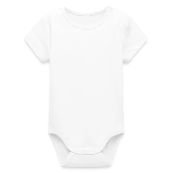 Body bébé manches courtes bio Stanley/Stella - blanc