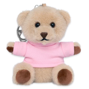 Teddy Keyring - pink - Front