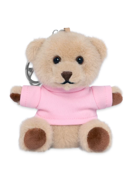 Teddy Keyring - pink - Front