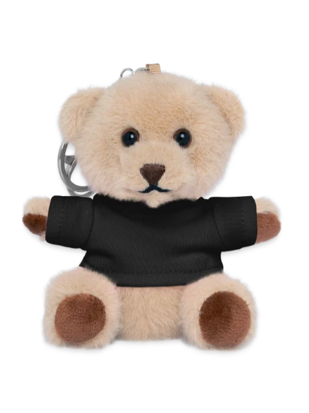 Teddy Keyring - black - Front
