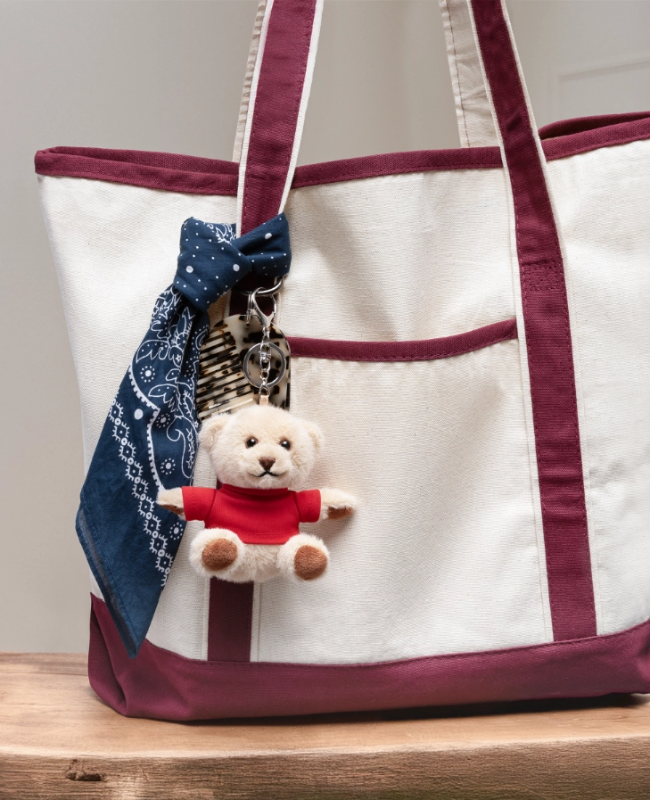 Portachiavi peluche Fronte - center