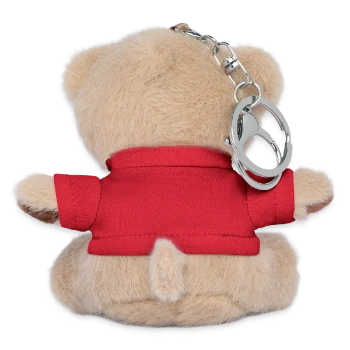 Porte-clés ourson - rouge - Dos