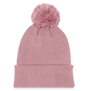 Bonnet tricoté à pompon Enfant