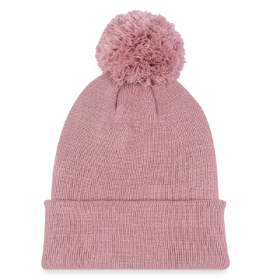 Bonnet tricoté à pompon Enfant