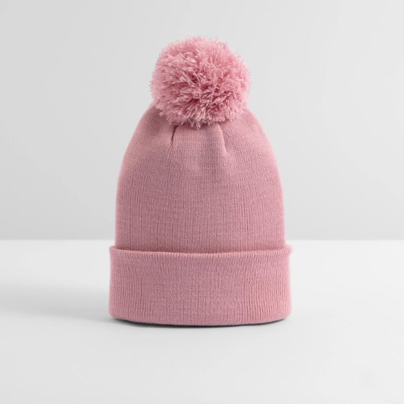 Kids' Knitted hat with pompom