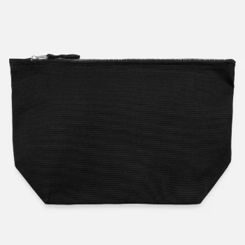 Pochette in tela con zip 22 x 23 cm