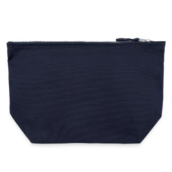 Kanvas taske med lynlås 22 x 23 cm