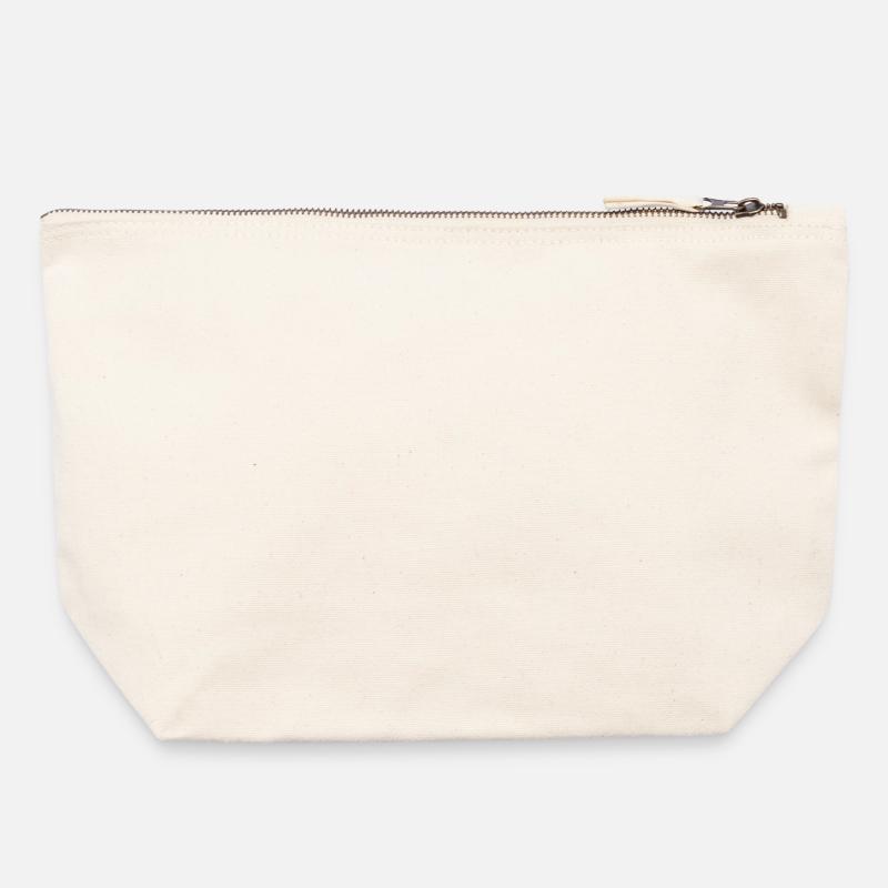 Pochette zippée en toile 22 x 23 cm