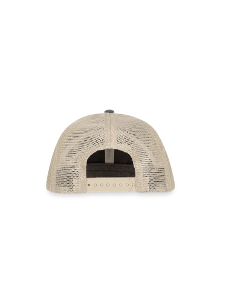 Vintage Trucker Cap - Vintage Braun/Steingrau - Hinten