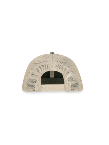 Vintage Trucker cap - vintage olive/stone - Back