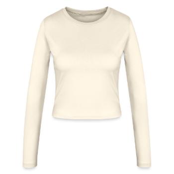 Dame slim fit langærmet T-shirt