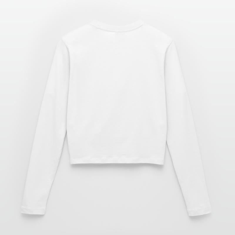 Dame slim fit langærmet T-shirt