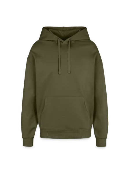 Oversized Unisex Hoodie von Stanley/Stella - Khaki - Vorne