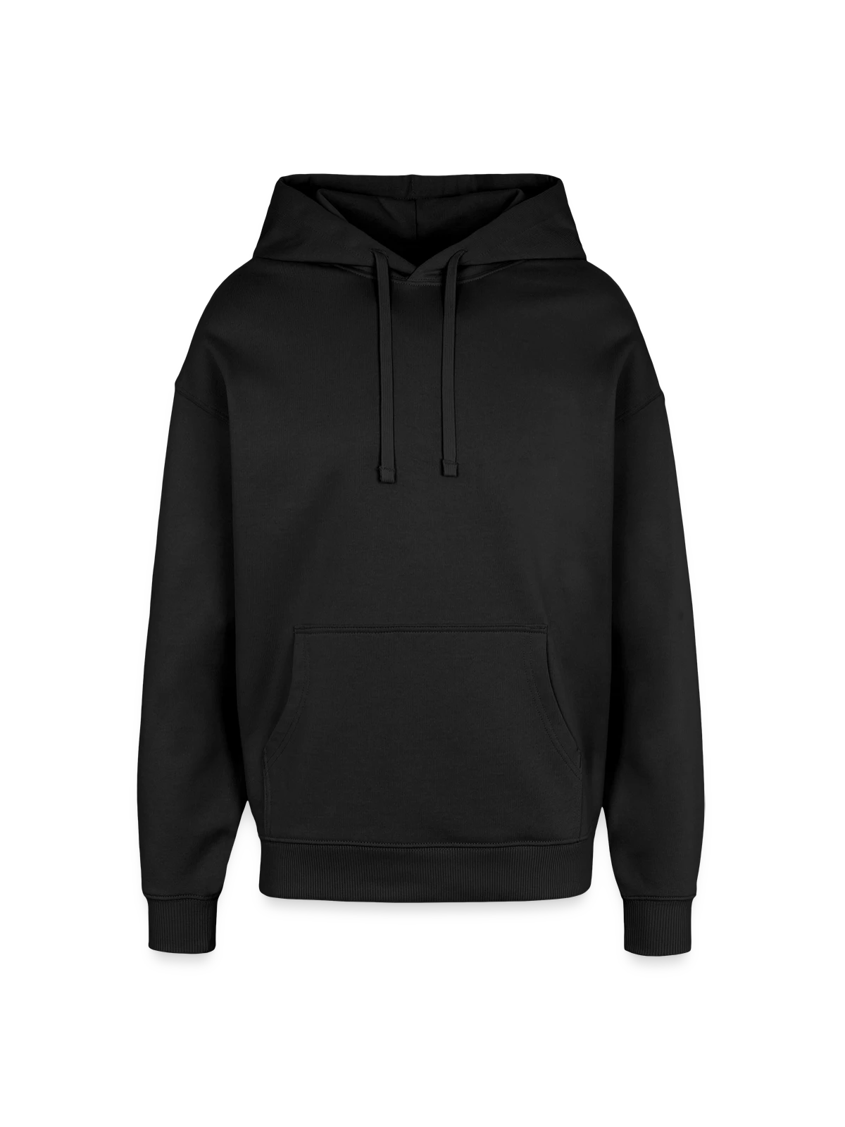 Oversized Unisex Hoodie by Stanley/Stella - black - Front