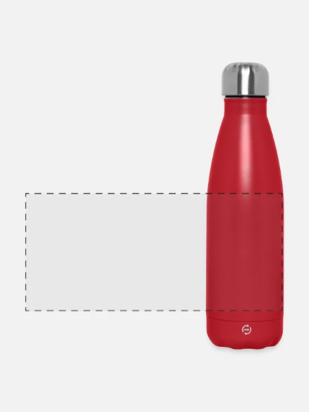 Panoramic Thermal Bottle 500 ml - red - Front
