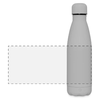Matte Panorama Isolierflasche 500 ml - Grau