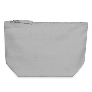 Pochette zippée en toile 18 x 19 cm