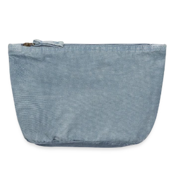 Pochette zippée vintage 18 x 21 cm