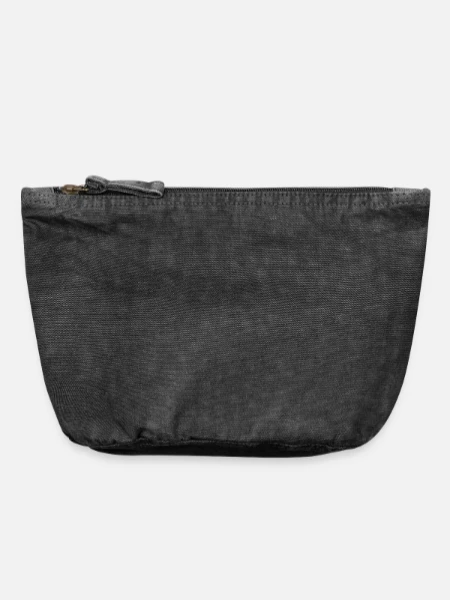 Vintage Zip Pouch 18 x 21 cm - vintage black - Front