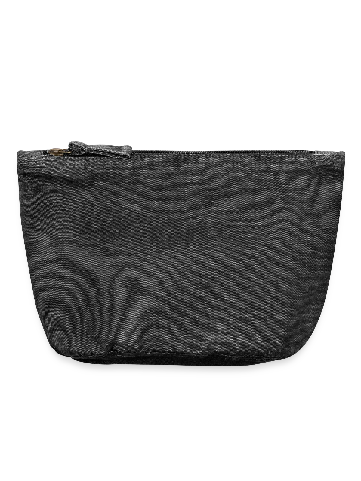 Vintage Zip Pouch 18 x 21 cm - vintage black - Front