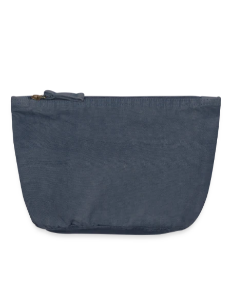 Vintage Reißverschluss-Täschchen (18 x 21 cm) - Vintage Denim - Vorne
