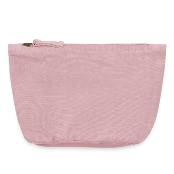 Vintage Zip Pouch 18 x 21 cm - vintage rose - Front