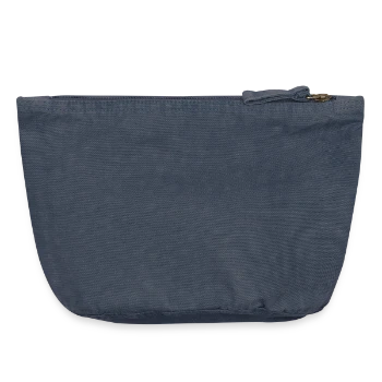 Vintage Zip Pouch 18 x 21 cm - vintage denim - Back