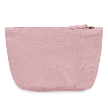 Vintage Zip Pouch 18 x 21 cm - vintage rose - Back