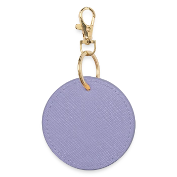 Round Keyring - lavender - Front