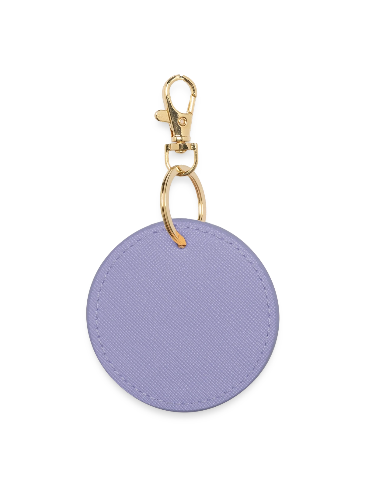 Round Keyring - lavender - Front