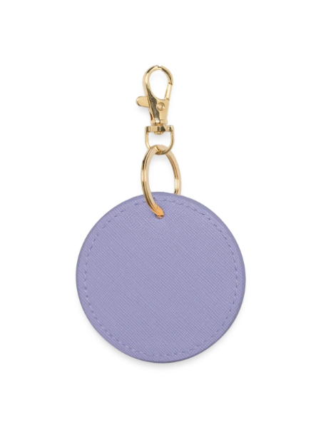 Porte-clés rond - lavande - Devant