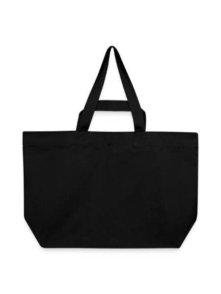 Recycled Shopping Bag Stanley/Stella - black - Front