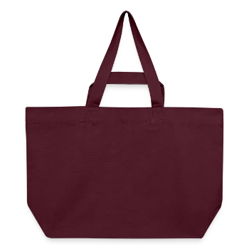 Recycled Shopping Bag Stanley/Stella - burgundy - Front