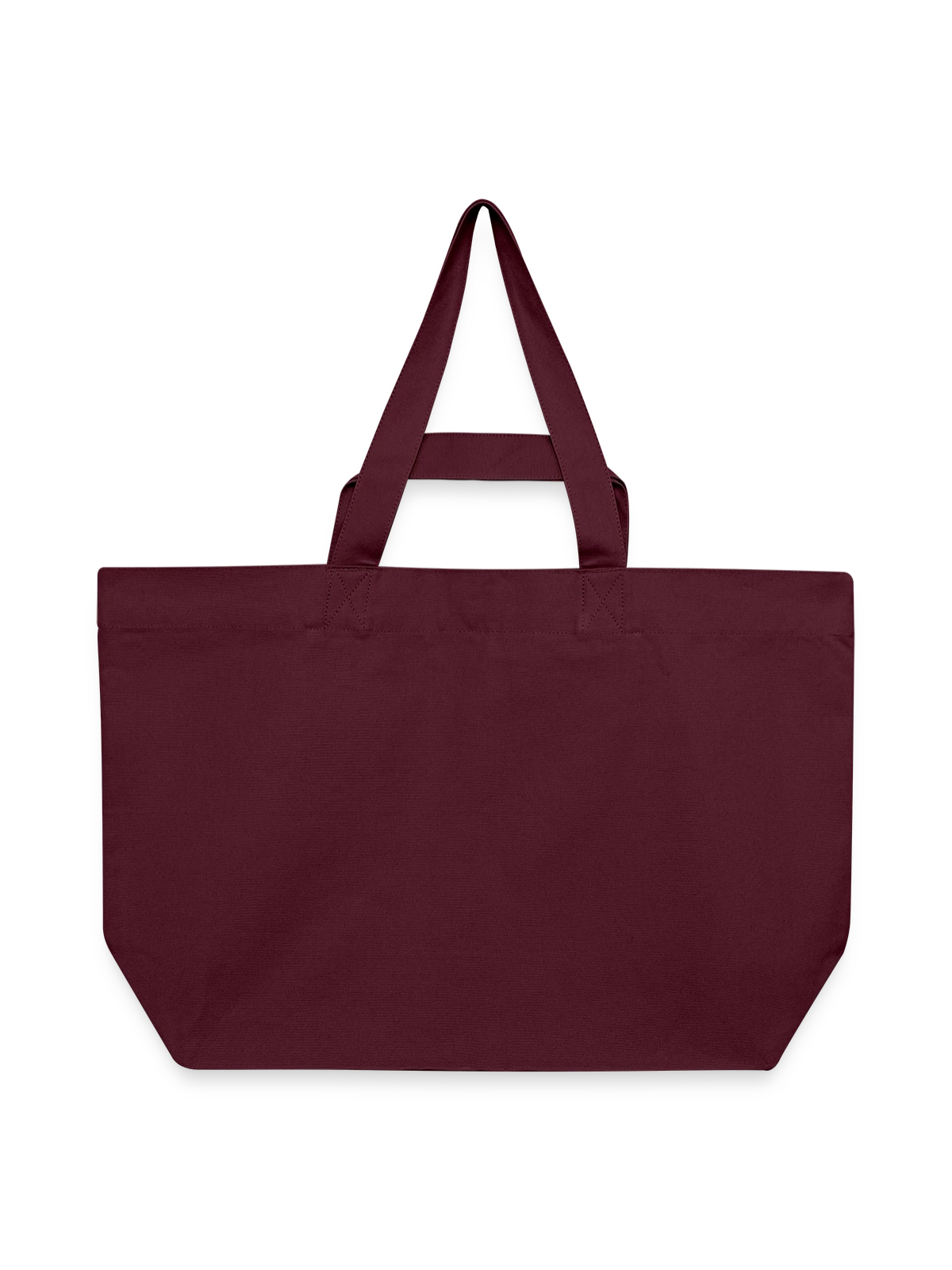 Recycled Shopping Bag Stanley/Stella - burgundy - Front