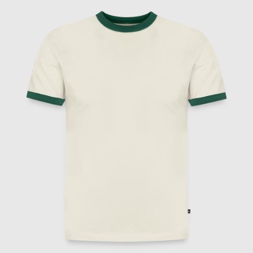 Slim Fit Männer Organic Contrast T-Shirt