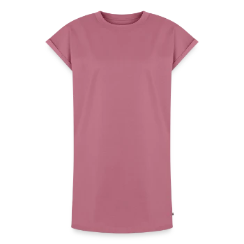 Frauen Premium Organic T-Shirt Kleid - Mauve