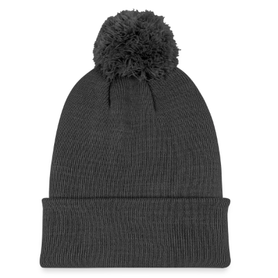 Bonnet tricoté à pompon