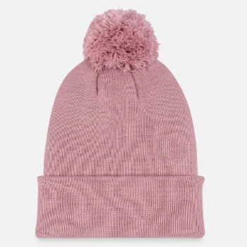 Knitted hat with pompom