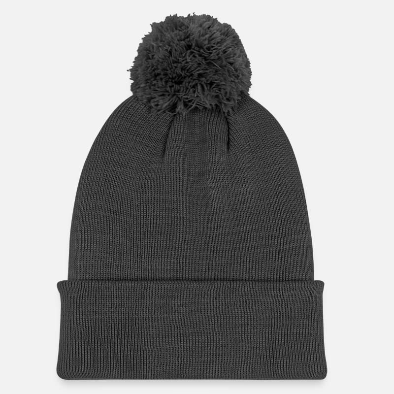 Gorro de punto con pompón