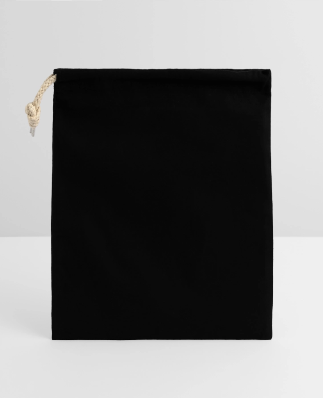 Sacchetto regalo richiudibile in cotone (40x50cm) Fronte - center