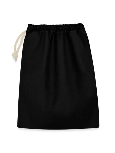 Gift Bag 30 x 45 cm - black - Front
