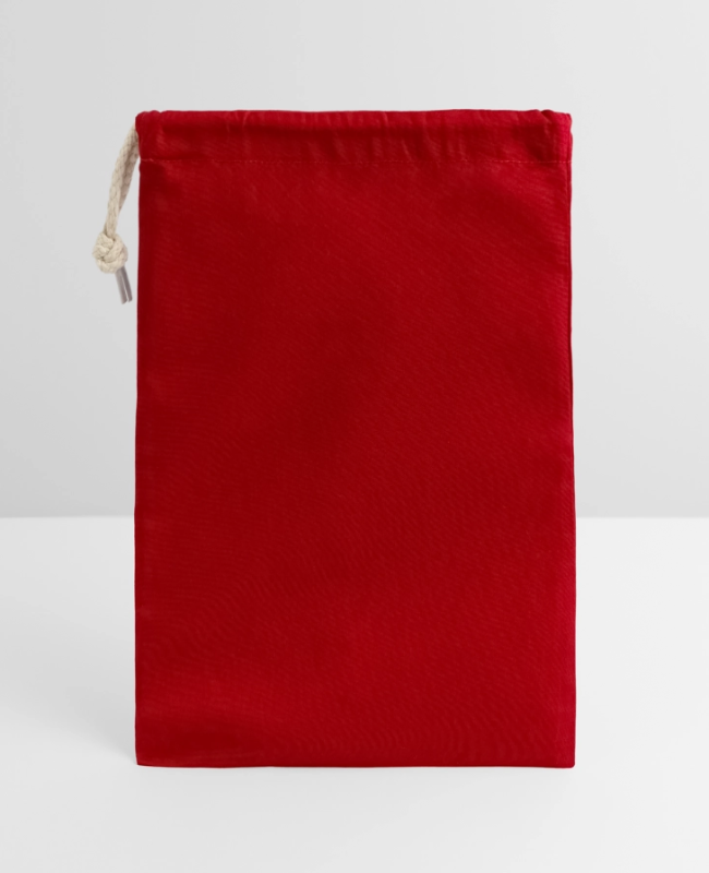 Sacchetto regalo richiudibile in cotone (30x45cm) Fronte - center