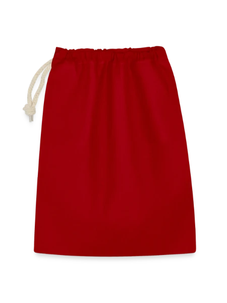 Sac cadeau 30 x 45 cm - rouge - Devant
