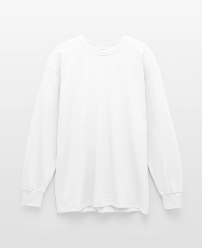 Oversize långärmad T-shirt Fram - center