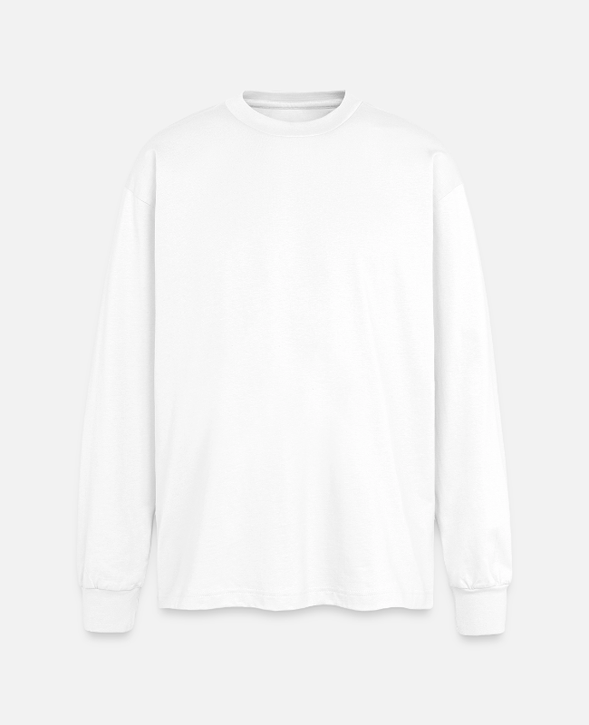 Oversize långärmad T-shirt Fram - center