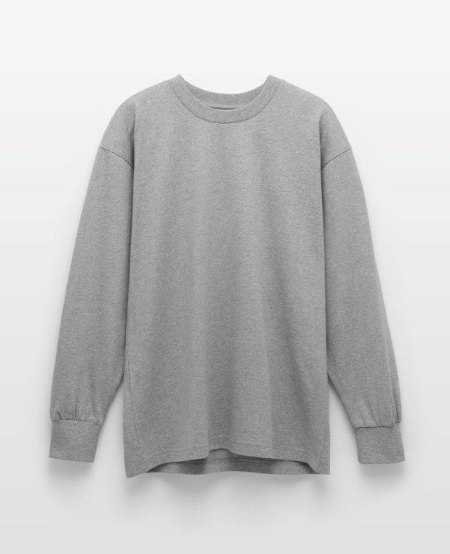 Oversized Langarmshirt  Vorne - center