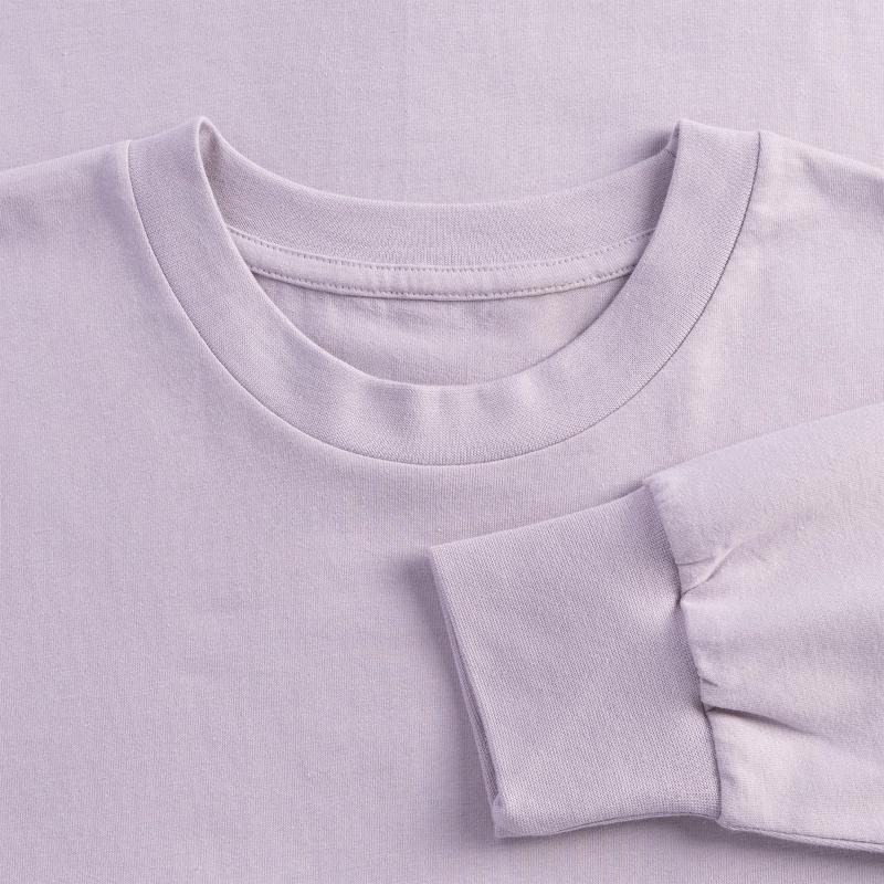 Oversized langermet T-skjorte